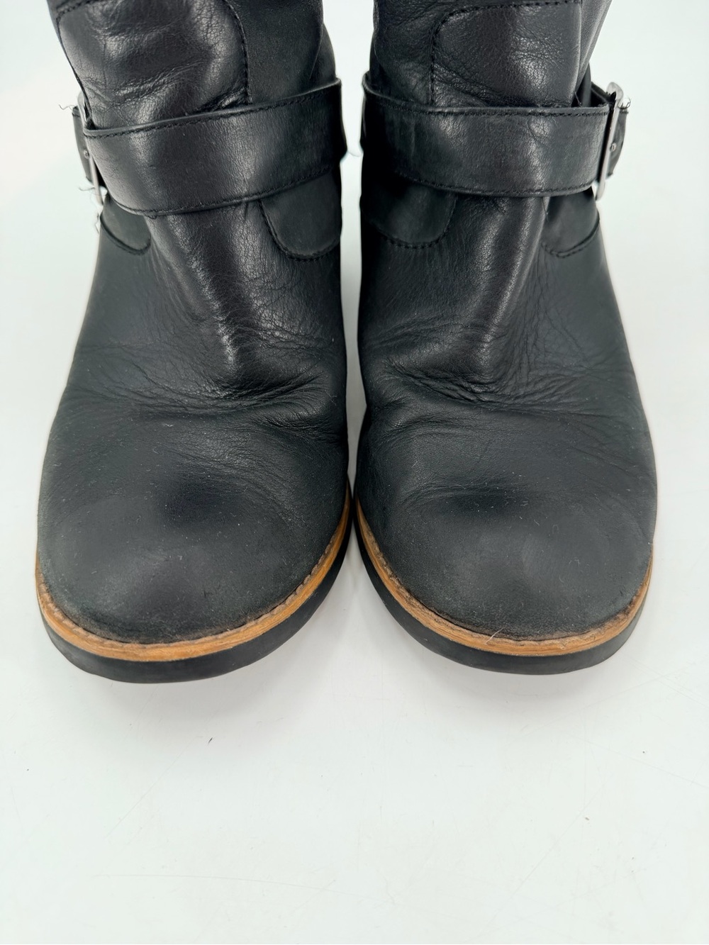 Dr. Martens Black Becca Engineer Biker Boots 8 - Picture 3 of 9